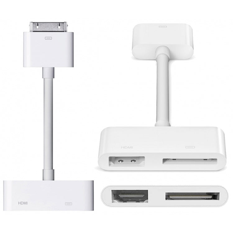 Adattatore HDMI AV digitale per HDTV per il nuovo iPad (iPad 3) / iPad 2 / iPad / iPhone 4 e 4S / iPod Touch 4 Adattatore HDMI AV digitale per HDTV per il nuovo iPad (iPad 3) / iPad 2 / iPad / iPhone 4 e 4S / iPod Touch 4